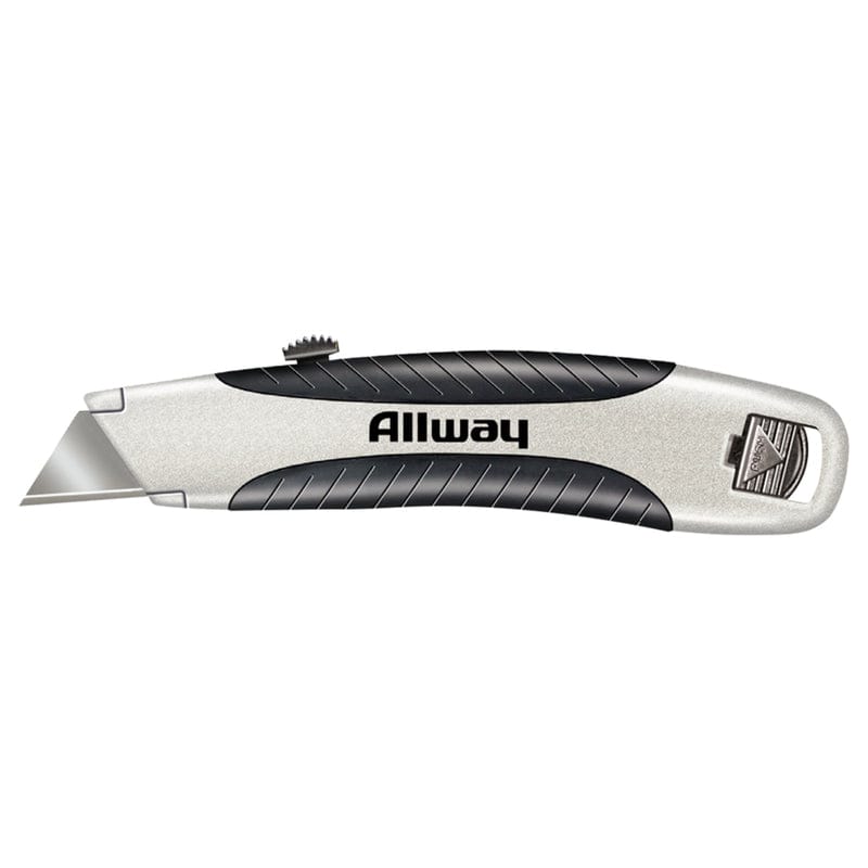 Allway RSK Retractable Utility Knife w/3 Blades Soft Grip