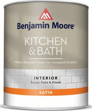 Load image into Gallery viewer, Benjamin Moore  Kitchen and Bath Satin (W322)
