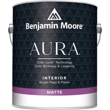 Load image into Gallery viewer, Benjamin Moore Paint Gallon / White Aura® Waterborne Interior Paint - Matte Finish N522 023906757205
