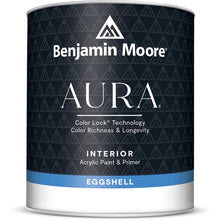 Load image into Gallery viewer, Benjamin Moore Paint Quart / White Aura® Waterborne Interior Paint - Eggshell Finish N524
