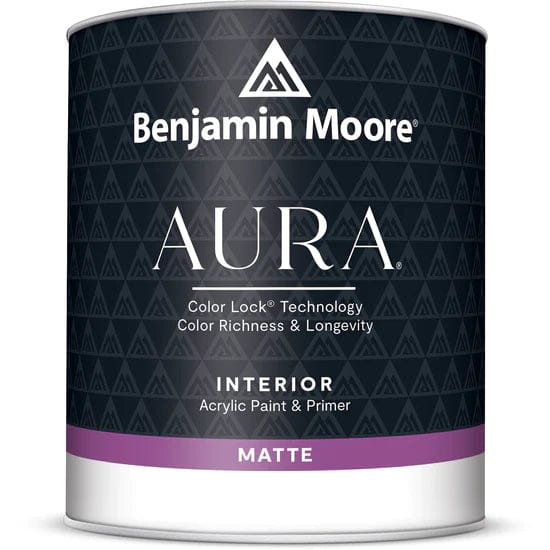 Benjamin Moore Paint Quart / White Aura® Waterborne Interior Paint - Matte Finish N522 023906757212