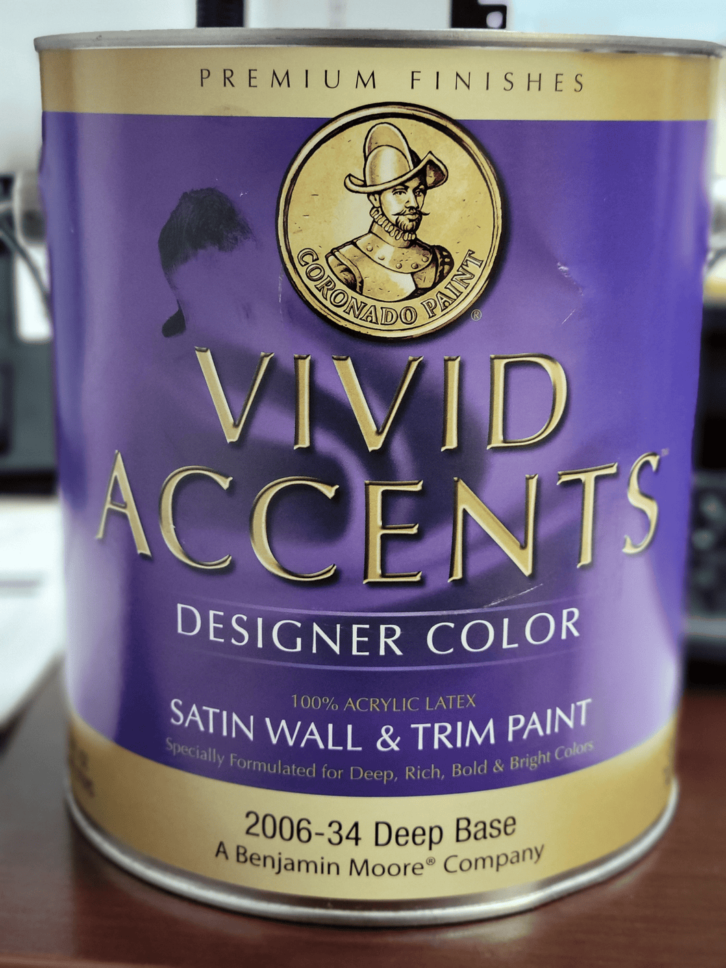 Vivid Accents Designer Color Satin Wall & Trim Paint (2006-34)