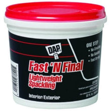 Load image into Gallery viewer, Dap 12142 1-Quart Fast&#39;N Final Spackling Interior and Exterior

