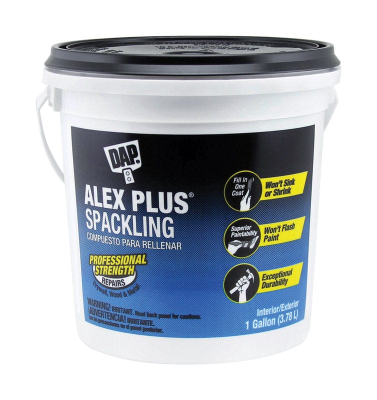 DAP Alex Plus Ready to Use White Spackling Compound 1 gal.