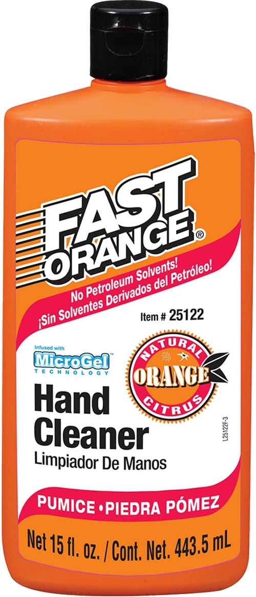 Fast Orange Citrus Scent Pumice Loción Limpiador de manos 15 oz