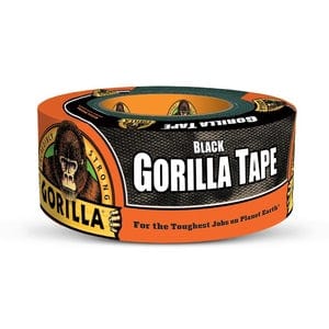 Gorilla 1.88 in. W X 10 yd L Black Duct Tape