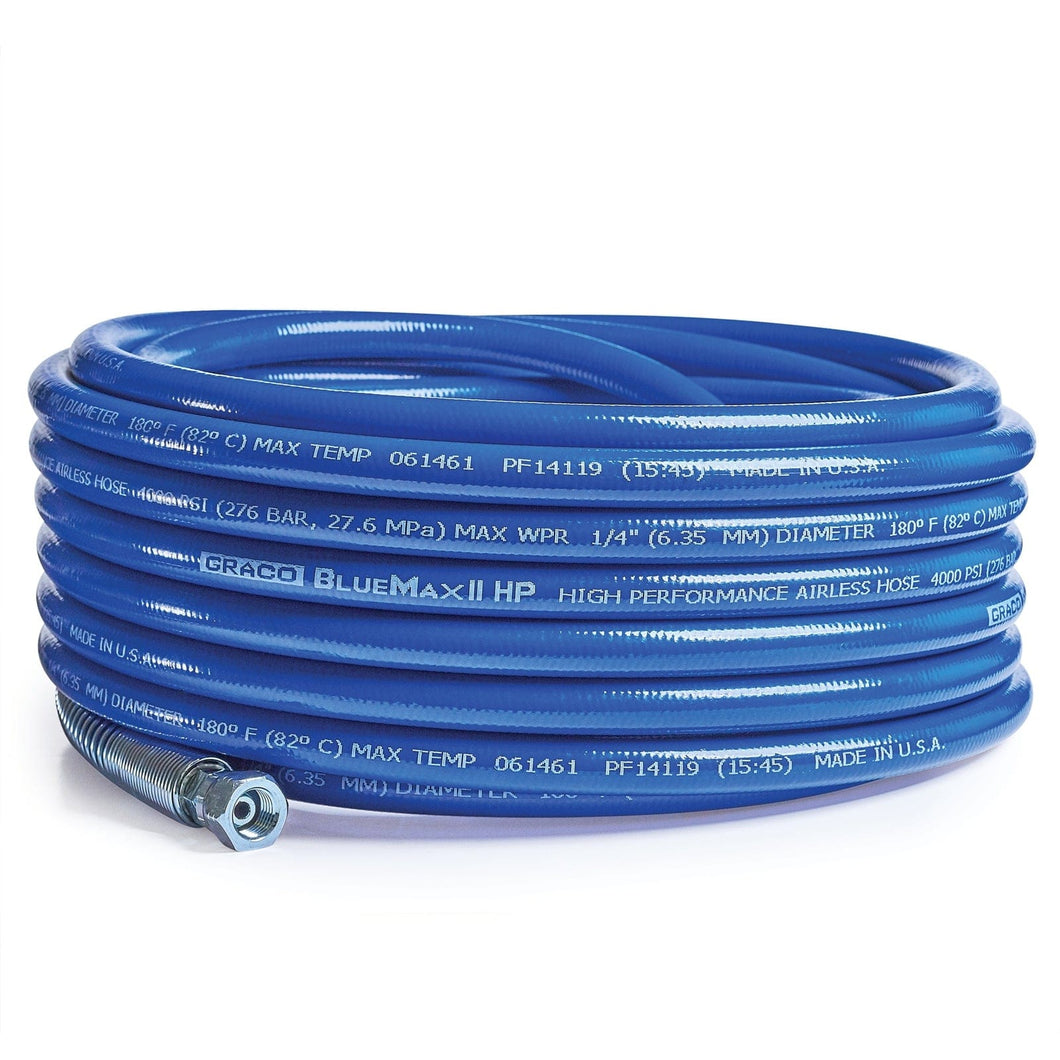 Graco BlueMax II HP Airless Hose, 1/4 in x 50 ft, 4000 psi (277250)