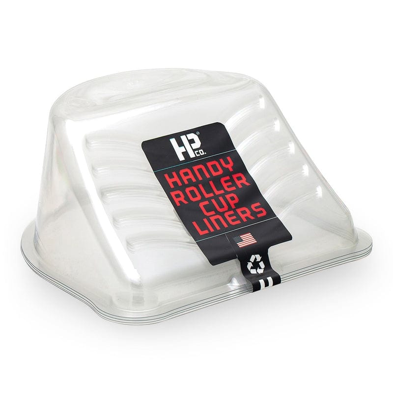 Handy Roller Cup Transparente 1 pt. Revestimiento de cubo de pintura de plástico