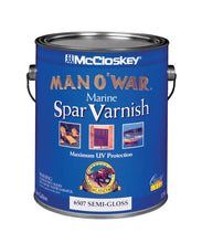 Carregar imagem no visualizador da galeria, Man O&#39; War McCloskey Semi-Gloss Clear Marine Spar Varnish
