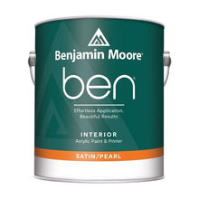 Load image into Gallery viewer, Benjamin Moore - Ben Interior Paint - Satin/Pearl (N628)
