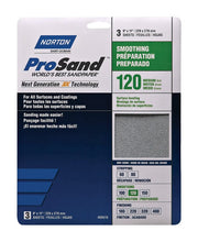 Load image into Gallery viewer, Norton ProSand 11 in. L x 9 in. W Aluminum Oxide Sandpaper 3 pk
