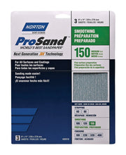 Load image into Gallery viewer, Norton ProSand 11 in. L x 9 in. W Aluminum Oxide Sandpaper 3 pk
