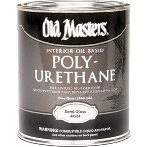 Old Masters 49504 Qt Semi Gloss Oil Based Polyurethane 450 VOC