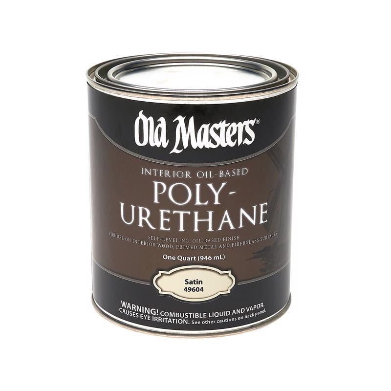 Old Masters Satin Clear Oil-Based Polyurethane 1 qt 49604