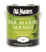 Load image into Gallery viewer, Old Masters Gloss Clear Oil-Based Marine Spar Varnish
