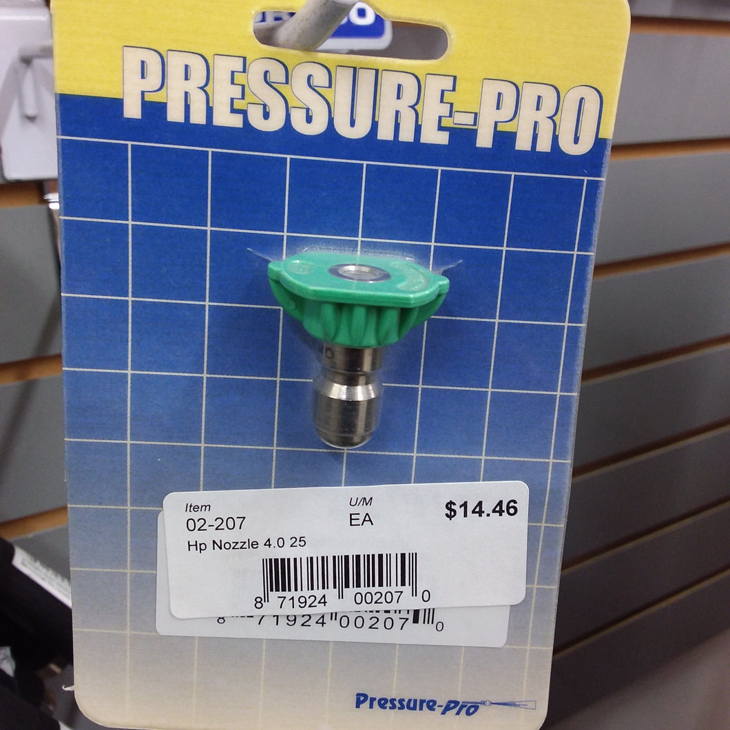 Pressure pro hp nozzle 4.0