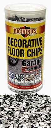 Richards Decorative Floor Chips - Blue/Gray/Black/White