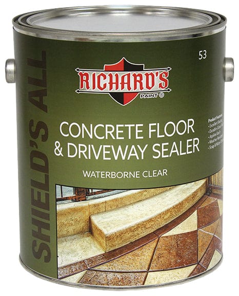 Richard's #53 Waterborne Concrete Floor & Driveway Sealer