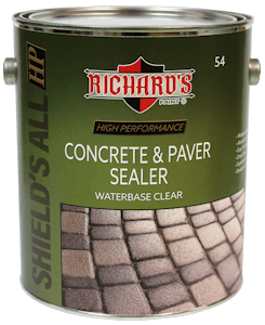 Richard's Paver Sealer 54 Shield’s All HP Concrete & Paver Sealer