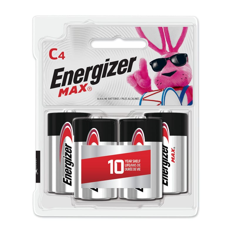 32108 Energizer MAX C Alkaline Batteries 4 pk Carded