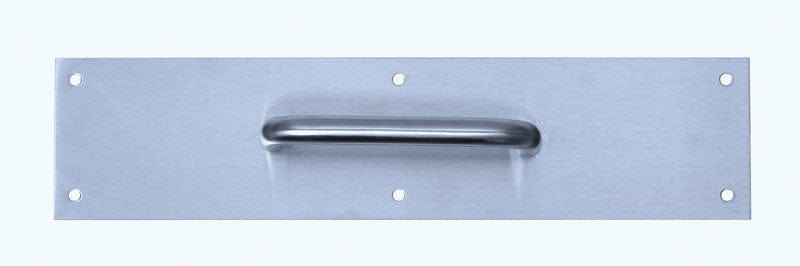 Tell 15 in. L Satin Stainless Steel Silver Stainless Steel Pull Plate