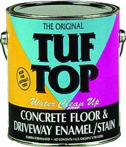 Tuf -Top Water Cleanup (WC) Floor and Driveway Coating