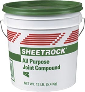 USG 385140004 3.5Qt All Purpose Joint Compound Green Lid