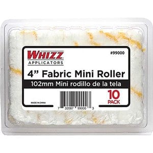 Whizz Fabric 1/2 in. x 4 in. W Mini Paint Roller Cover 10 pk