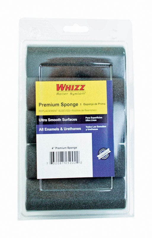 Whizz Foam 1/2 in. x 4 in. W Mini Paint Roller Cover 10 pk