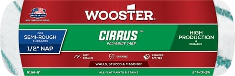 Wooster Professional Cirrus Polyamide High-Density Knit Roller Cover R194-9
